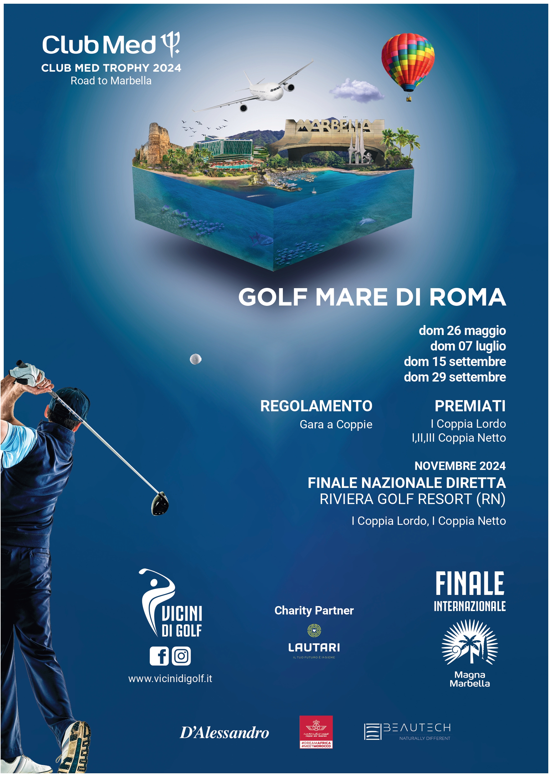Ultimissima Tappa Club Med Trophy 2024 Road to Marbella by Arte&Golf.