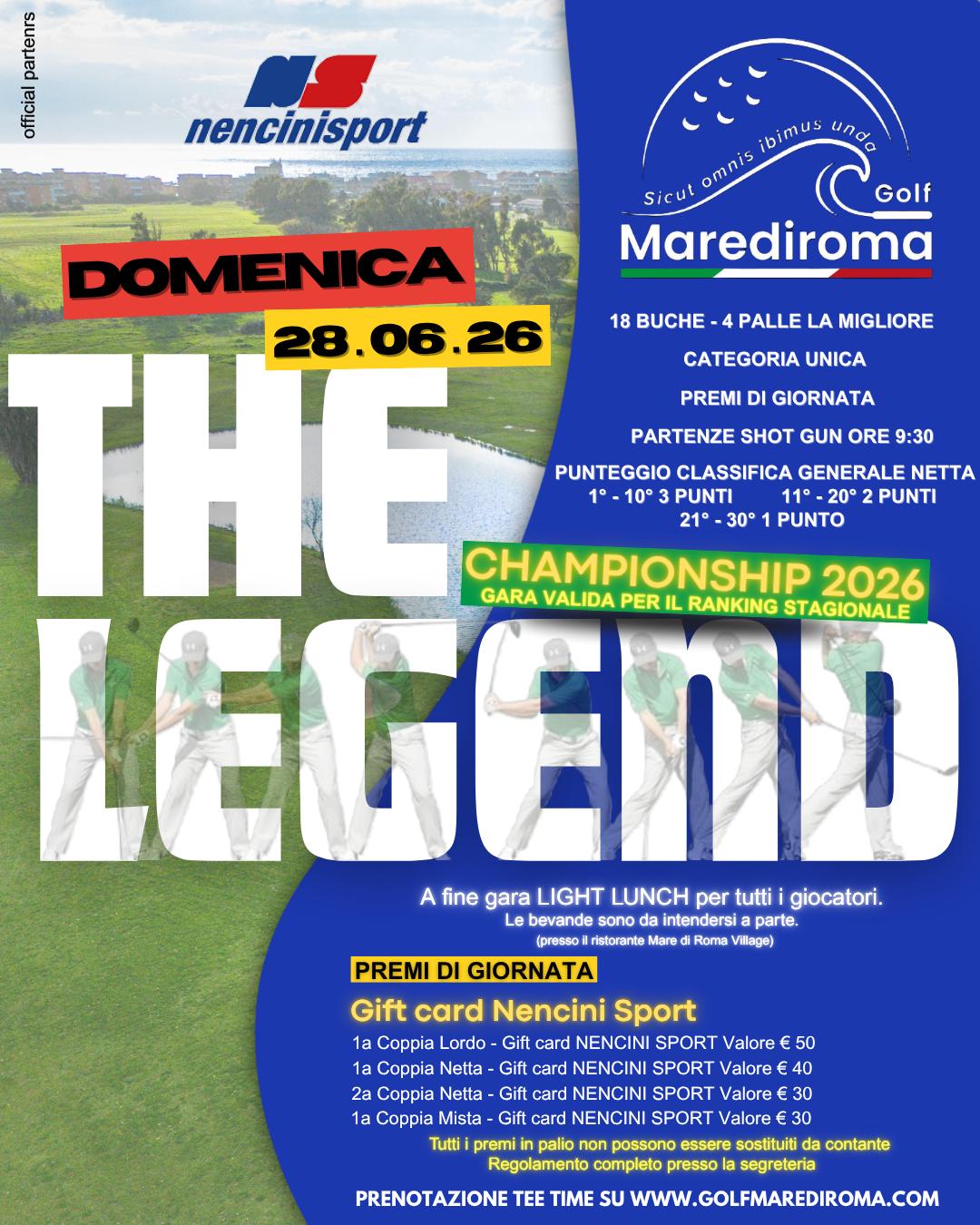 The Legend Championship 2026 - 12^ Tappa